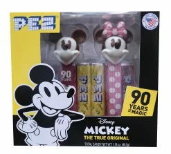 Disney Pez Candy - Mickey And Minnie Mouse - 90 Years Of Magic