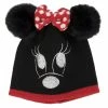 Disney Knit Hat - Minnie Mouse With Plush Ears And Bow - Youth