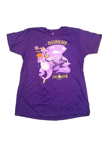 Disney Shirt For Adults - 2016 Flower And Garden - Figment Passholder