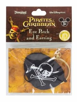 Disney Pretend Play - Pirate Eye Patch With Earring