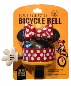 Disney Bicycle Bell - Minnie Mouse - Dual Ringer