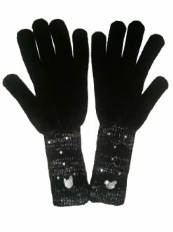 Disney Gloves For Women - Mickey Mouse Winter Gloves - Black