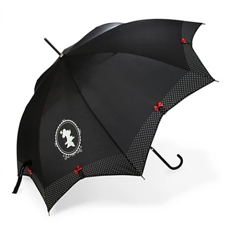 Disney Umbrella - Minnie Mouse Umbrella - Silhouette - Black