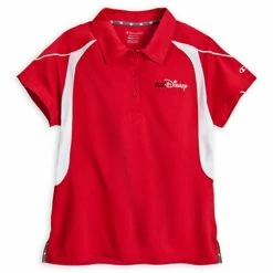 Disney Shirt For Women - RunDisney Performance Polo Shirt - Red