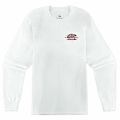 Disney Long Sleeve Shirt For Men - Mickey Stars And Stripes - White