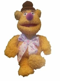Disney Plush - Fozzie Bear Bean Bag Plush - The Muppets - 9''