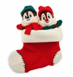 Disney Holiday Plush - Chip N Dale In Stocking
