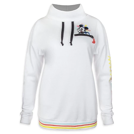 Disney Pullover For Women - Mickey Mouse 80s Flashback - White