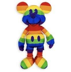 Disney Plush - Rainbow Mickey Mouse - 13"