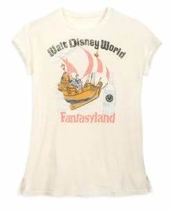 Disney T-Shirt For Women - Fantasyland Flight - White