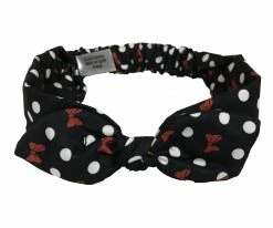 Disney Stretch Headband - Minnie Mouse Dot And Bows - Black