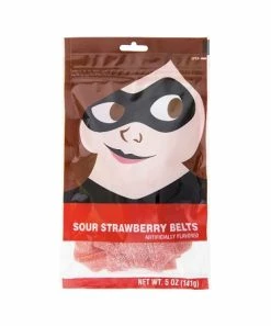 Disney Goofy Candy Co - Incredibles - Sour Strawberry Belts