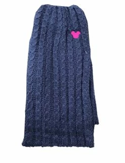 Disney Knit Scarf - Mickey Mouse Pink Icon - Blue