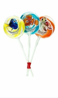 Disney Parks Lollipops - Finding Nemo - Multicolored Swirl - 3 Pk