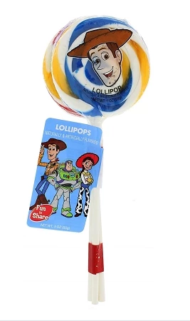 Disney Parks Lollipops - Toy Story - Multicolored Swirl - 3 Pk