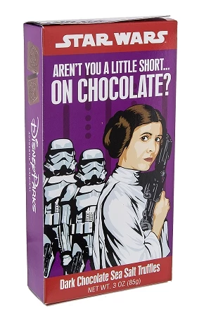 Disney Parks Candy - Star Wars - Dark Chocolate Sea Salt Truffles