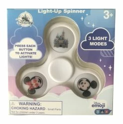 Disney Fidget Spinner - Mickey, Minnie, And Castle - White