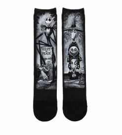 Disney Adult Socks - Jack Skellington And Friends - One Size