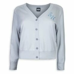 Disney Cardigan For Women - Star Wars Embroidered - Gray