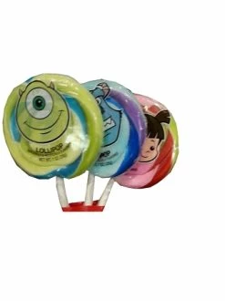 Disney Parks Lollipops - Monsters University Multicolored Swirl - 3 Pk