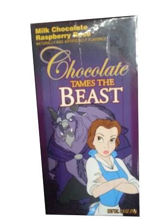 Disney Parks Candy - Beauty And Beast - Milk Chocolate Raspberry Rose