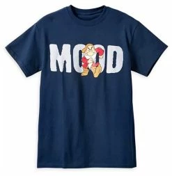 Disney T-Shirt For Adults - Grumpy Mood - Blue