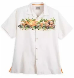 Disney Tommy Bahama Shirt For Men - Mickey Mouse Tropical - Silk