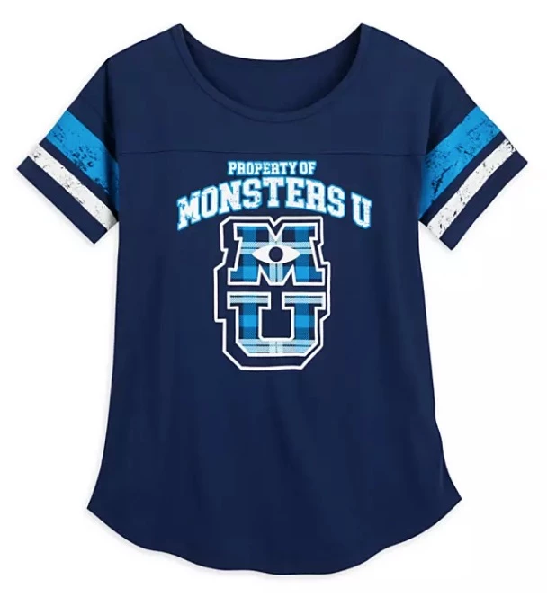 Disney Shirt For Women - Monsters University Football T-Shirt