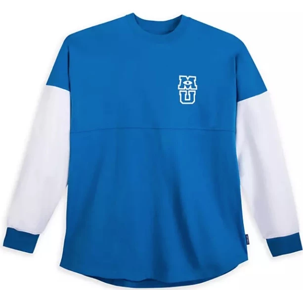 Disney Spirit Jersey For Adults - Monsters University - Blue & White