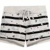 Disney Shorts For Women - Mickey And Minnie Icon Striped