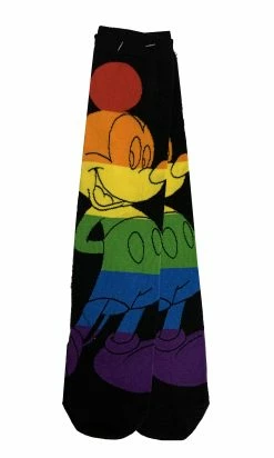Disney Socks For Adults - Mickey Mouse Rainbow