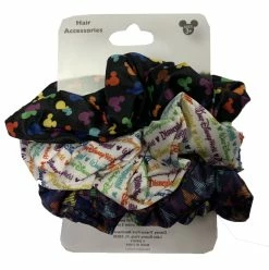 Disney Hair Scrunchies - Disney Park Icons - Pack Of 3