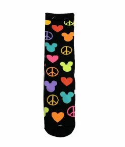 Disney Socks For Adults - Peace Love Mickey