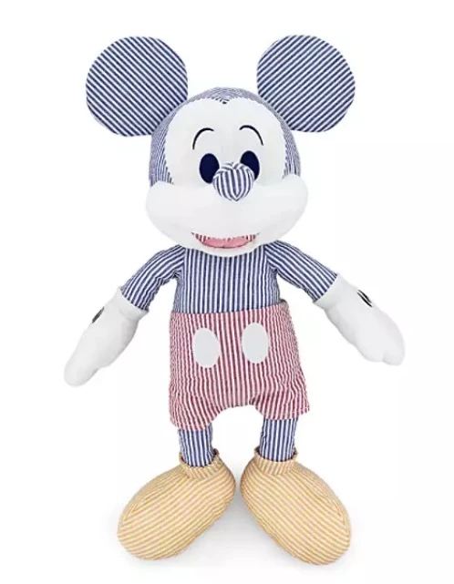Disney Plush - Mickey Mouse Seersucker - 18 1/2"