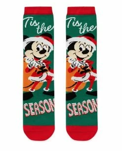 Disney Socks For Adults - Santa Mickey Mouse Holiday - Tis The Season