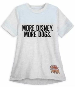 Disney Shirt For Women - More Disney, More Dogs
