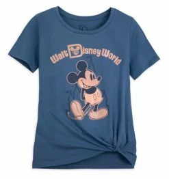 Disney Shirt For Women - 50th Anniversary - Mickey Mouse - Blue