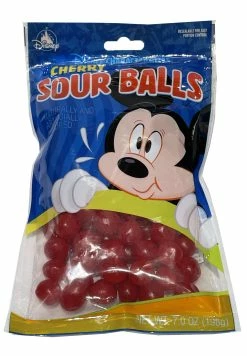 Disney Character Bites Candy - Cherry Sour Balls - Mickey