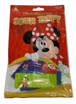 Disney Character Bites Candy - Sour Taffy - Minnie Mouse