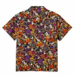 Disney Button Up Shirt For Adults - 2022 Halloween - Mickey & Friends
