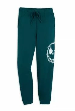 Disney Sweatpants For Adults - Jack Skellington - Green