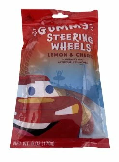 Disney Gummy Candy - Steering Wheels - Lightning Mcqueen