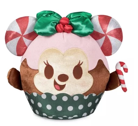 Disney Munchlings Plush - Minnie Candy Cane Cupcake
