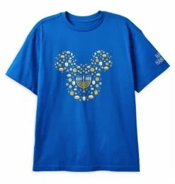 Disney Adults Shirt - Mickey Mouse Icon Hanukkah